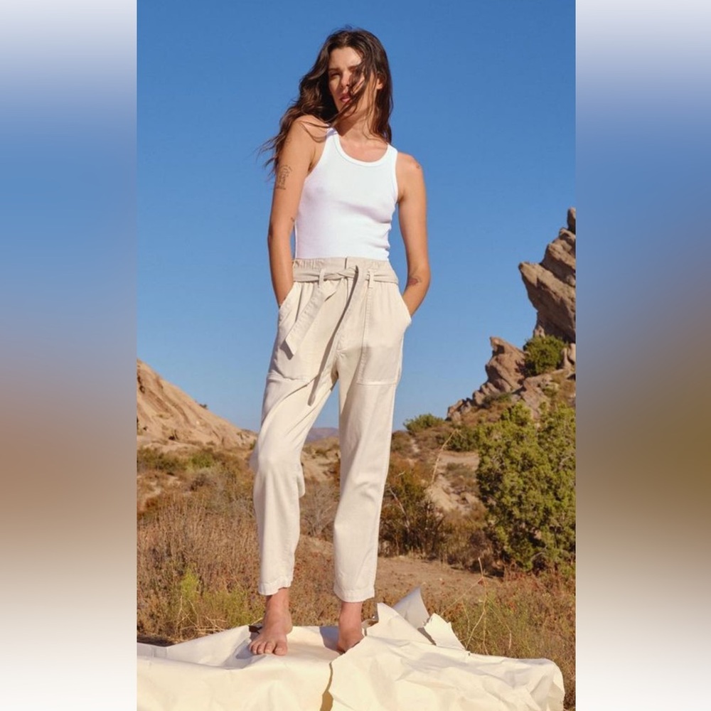 Luxurious AMO paperbag pant. NWT